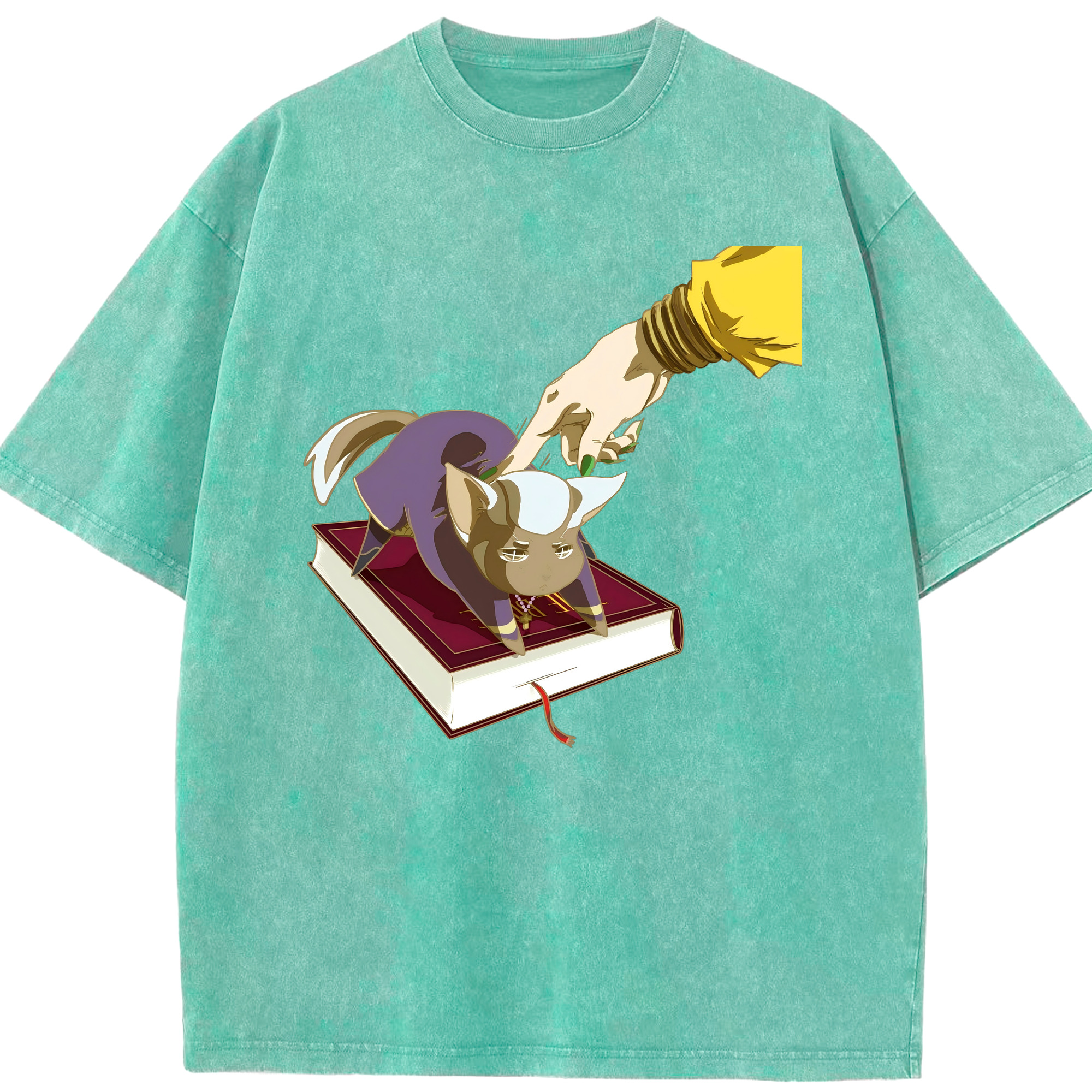 （画像用） ジョジョの奇妙な冒険 JoJo's Bizarre Adventure 綿100% ヴィンテージ風 半袖Tシャツ（フロントプリント）